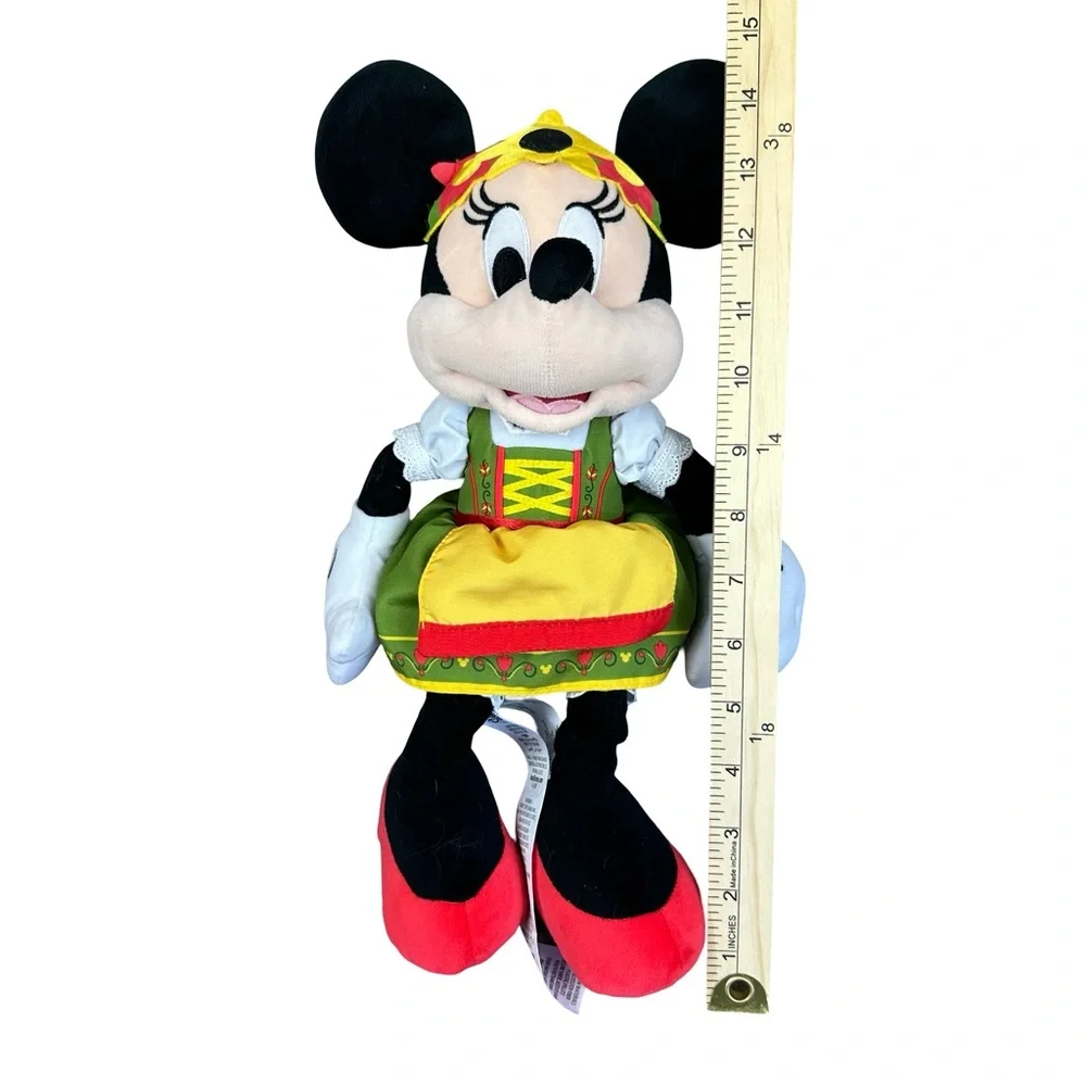 Disney Store Minnie Mouse München Germany Bavarian Plush Collectible 14.5